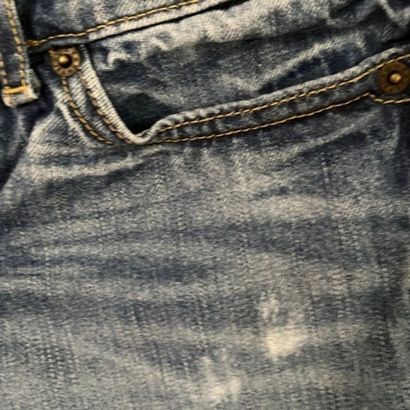 Gap Jean Distressed Cuffed Shorts 0/25 - Picture 3 of 6